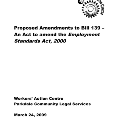 Submission on Work through Temporary Help Agencies