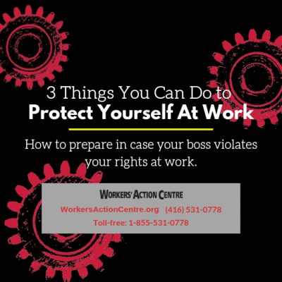 3 things you can do to protect yourself at work