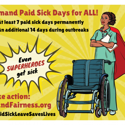 Even superheroes get sick - personal support worker