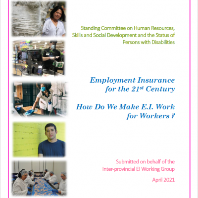 link to Submission on Employment Insurance for the 21st Century