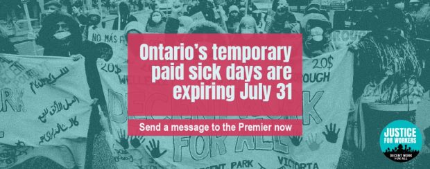 link to Facebook post to Email the Premier for 10 paid sick days