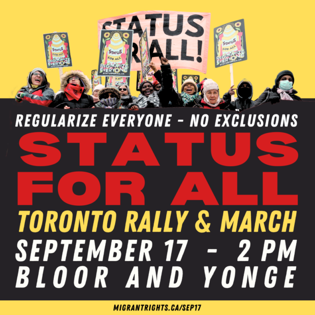 link to register for the Toronto Rally on September 17