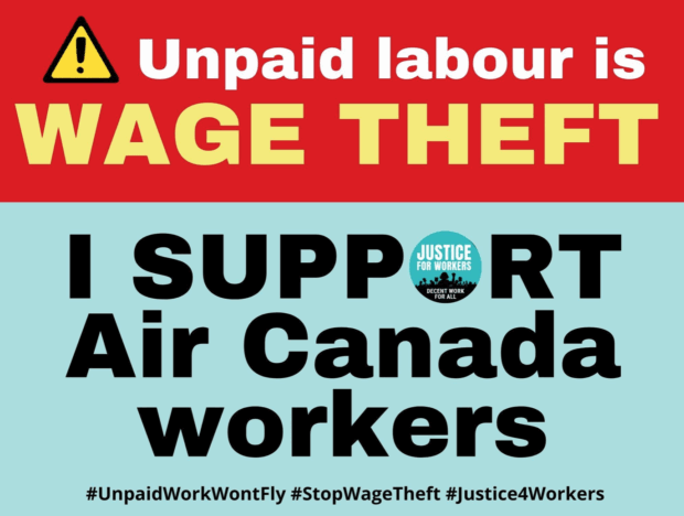 link to download Air Canada Solidarity Selfie pdf