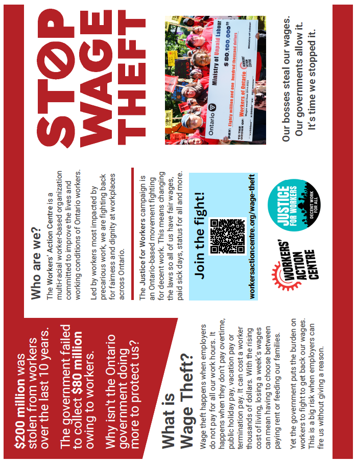 link to the Stop Wage Theft Leaflet (English, PDF)