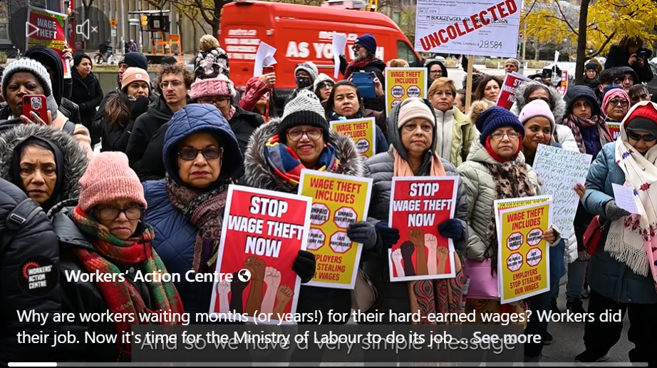 Our Fight to Stop Wage Theft Continues! - Workers Action Centre