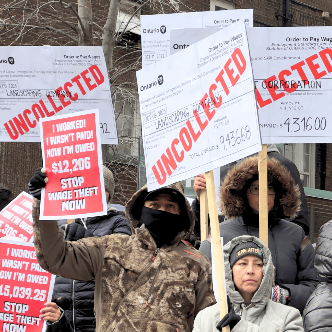 Our Fight to Stop Wage Theft Continues! - Workers Action Centre